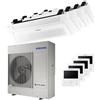 Samsung Condizionatore Samsung Cassetta WindFree 1 Via quadri split 9000+12000+12000+12000 BTU inverter A++ unità esterna 10,0 kW AJ100TXJ5KG/EU-AJ026TN1DKG/E