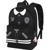 KARACTERMANIA Wednesday Mercoledì Varsity-Zaino HS FAN 2.0, Nero, 30 x 41 cm, Capacità 22 L
