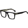 BOSS Audio Systems Hugo Boss BOSS 1597 807/20 BLACK Eyewear Man Standard, Standard, 52