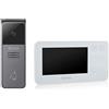 Byron DIC-24512 Videocitofono con Schermo, Display da 4,3 pollici, Impermeabile, Visione notturna, Installazione facilitata