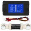Fafeicy Rilevatore di test batteria PZEM-015, misuratore di batteria multifunzione con display digitale LCD 0-200V, con shunt 300A, precisione di misurazione 1%(300A)