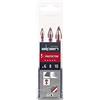 ALPEN 303003100 set di punte C Protector in 3 parti ø 6/8/10 mm, argento