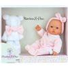 MARINA E PAU,S.L. BAMBOLA REBORN BETTY TEDDY BLANKET CON TUTINA ROSA, ORSETTO COPERTINA