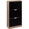 5FIVE SCARPIERA 160392I 3 RIPIANI 60X24X119CM NERO