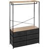 5FIVE CASSETTIERA 193558 TISSA CON APPENDIABITI 100X40X167CM MDF