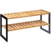 5FIVE SCARPIERA 167879 BAMBOO 70X26X35CM 2 PIANI