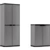 KETER ITALIA S.P.A. Set 2 Armadi Jolly Keter - Alta + Bassa in Polipropilene 68x39xH.87/166cm