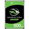 Seagate BarraCuda, 500 GB, Hard Disk Interno, SATA da 6 GB/s, 2.5, 5.400 RPM, Cache da 128 MB per PC Desktop e Portatili (ST500LM030)