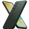 Ringke Onyx per Cover Galaxy S24 FE - Dark Green | Custodia, compatibile con la ricarica wireless, antiscivolo, sottile, leggero