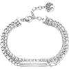 Brosway Bracciale Donna, Bracciale Tennis in Acciaio con Simbolo Albero Della Vita | Collezione Desideri - BEI051