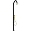 SINED Luna Alu D Nera Oro Doccia Alluminio Soffione Doccino