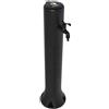 SINED Tritone Fontanella Giardino HDPE Nera 100 cm