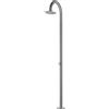 SINED Palau Doccia da Piscina Curva Inox Satinato 316L Acqua Fredda