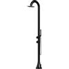 SINED Luna D Nera Colonna Doccia Inox 316L Doccino Flessibile