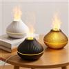 ALMA® Diffusore e Umidificatore di Oli Essenziali con Effetto Fiamma - 7 Colori LED, Funzionamento Ultra Silenzioso e Spegnimento Automatico - Perfetto per Casa, Camera da Letto, Yoga e Ufficio