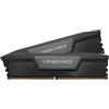 Corsair Ram DIMM DDR5 32GB Corsair 6000 Mhz CL36 1.4V Nero [CMK32GX5M2E6000C36]