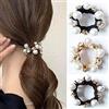 Carufin 3 Pz Cravatte per capelli elastici Scrunchies Pearl Hair Bands Crystal Hair Corde per capelli Accessori per capelli per le donne e le ragazze
