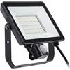 PILA Faretto LED con sensore di movimento per esterni, 50W, non dimmerabile, luce bianca neutra (4000K), 4750 lumen, ottica simmetrica in vetro temperato, durata 35.000 ore, cavo 60 cm