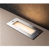 Intec FARO A INCASSO CALPESTABILE LED WALK ACCIAO RETTANGOLARE 12W 1500LM 4000K IP67 9X21X6,6CM