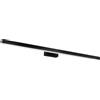 Intec APPLIQUE LED LANCER NERO FISSAGGIO PARETE E SPECCHIO 13W 1000LM 3000K IP54 75x9x4CM