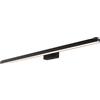 Intec APPLIQUE LED LANCER NERO FISSAGGIO PARETE E SPECCHIO 13W 1000LM 4000K IP54 75x9x4CM
