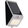 Intec APPLIQUE LED OPEN BIANCA 3W 300LM 4000K CON PANNELLO SOLARE E SENSORE IP54 9,5X8,6X18,8CM
