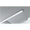 Intec APPLIQUE LED RIVA CROMO FISSAGGIO PARETE E SPECCHIO 8W 770LM 4000K IP44 56X14,7X3CM