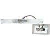 Intec APPLIQUE Q1 ORIENTABILE NIKEL E CROMO 2 LUCI ATTACCO G9 IP21 28X26CM