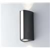 Intec APPLIQUE TRIEMISSIONE LED RAY ANTRACITE 14W 1490LM CCT 3000K / 4000K IP54 8,5X7,8X20CM
