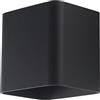 Intec APPLIQUE BIEMISSIONE LED BIOME NERA 7W 840LM CCT 3000K / 4000K IP54 11X11X9,5CM