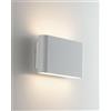 Intec APPLIQUE BIEMISSIONE LED GAMMA BIANCA 10W 1100LM CCT 3000K / 4000K IP54 17X4X9CM