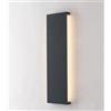 Intec APPLIQUE BIEMISSIONE LED RIBBON ANTRACITE 12W 1600LM 4000K IP65 11,5X2,6X42CM
