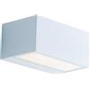 Intec APPLIQUE BIEMISSIONE LED TWIN BIANCA 18W 2150LM CCT 3000K / 4000K IP54 22X8,5X10,3CM