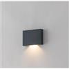 Intec APPLIQUE-SEGNAPASSI LED STEPLIGHT ANTRACITE 1W 95LM 4000K IP65 7X1,15X5CM
