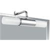Intec APPLIQUE DA BAGNO FISSAGGIO SU SPECCHIO ROBY CROMO 2 LUCI ATTACCO G9 IP23 23X9X8CM