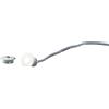 Intec INCASSO LED STARLIGHT DC12V BIANCO E SILVER 0,2W 11LM 3000K CON GHIERA SILVER E BIANCA 1,8X1,4CM
