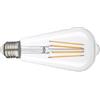 Intec LAMPADINA LED FILAMENTO ATTACCO E27 ST64 4W 840LM 6500K 64X146MM
