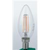 Intec LAMPADINA LED FILAMENTO CANDELA DIMMERABILE ATTACCO E14 4W 470LM 4000K 300° 35X100mm 15000h CRI80