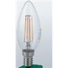 Intec KIT 3 PEZZI LAMPADINA LED FILAMENTO CANDELA ATTACCO E14 4W 470LM 4000K 300° 35X98mm 15000h CRI80