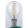 Intec KIT 3 PEZZI LAMPADINA LED FILAMENTO GLOBO ATTACCO E14 4W 470LM 2700K 300° 45X78mm 15000h CRI80