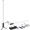 Intec KIT 8 PEZZI TUBI LED SHOW RICARICABILE RGBW+UV Wi-Fi IP65 8 LUCI DA 28W DIMMERABILE CON TELECOMANDO INCLUSO