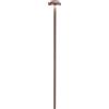 Intec PALETTO DA GIARDINO LED DC24V PUCK BRONZO 3W 360LM 3000K IP65 4,2X60CM INCLUSI CAVI 300CM
