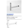 Intec LED-RADIUS-ST STAFFA TUBOLARE A T PER FARO SOLARE STRADALE RADIUS