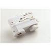 Intec LED-TRACK-ADAT ADATTATORE TRIFASE BIANCO PER BINARIO 8,3X3,2X5,4CM