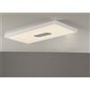 Intec PANNELLO LED BIANCO 23W 2460LM CCT 3000K Luce calda,4000K Luce naturale,6500K Luce fredda DIMMERABILE CON TELECOMANDO INCLUSO E SPEAKER BLUETOOTH 59X29,5X3,8CM