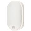 Intec PLAFONIERA LED SENSITIVE BIANCA 14W 1600LM 4000K IP54 CON SENSORE DI MOVIMENTO 11,9X6,05X21,2CM