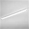 Intec PLAFONIERA LED STAGNA RUBIS BIANCA 36W 4900LM CCT 2700K / 3300K / 4000K IP65 CON SENSORE 1200X58X62MM