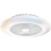 Intec PLAFONIERA LED VENTILATORE PONENTE PRO 46W 5500LM CCT + RGB DIMMERABILE CON TELECOMANDO RF 15X54,5CM