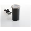 Intec SEGNAPASSI CALPESTABILE A INCASSO LED RUNNER DC24V NIKEL ROTONDO 10W 1020LM RGB + 4000K IP67 7,8X8,5CM
