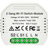 Intec SMART-SWITCH-2 CONTROLLER Wi-Fi 2.4GHz PER ACCENSIONE E TIMER INTERRUTTORI 2 VIE 230V MAX 10A